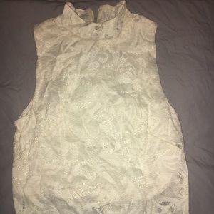 lace crop top